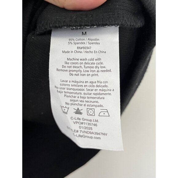 NWT Von Dutch Ribbed Cropped Tank Top in Black Size M - Picture 4 of 6